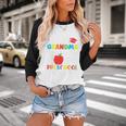 Proud Grandma Of Class Of 2024 Preschool Graduate Graduation Baseball Raglan Shirt