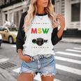 Queen MSW Social Work Grads Masters Graduation Baseball Raglan Shirt