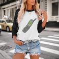 Retro Dumb Flip Phone Vintage 90s Y2K Tech Nostalgia Baseball Raglan Shirt