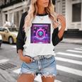 Retro Nostalgia Vaporwave- Error 404 Baseball Raglan Shirt Retro Nostalgia Vaporwave- Error 404 Baseball Raglan Shirt