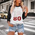 Reunion 1980 Class Of 1980 Reunion 80 Graduation 1980 Baseball Raglan Shirt