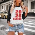 Senior 2026 Class Of 2026 Graduation Baseball Raglan Shirt