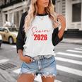 Senior 2026 Retro Class Of 2026 Graduation For Students Baseball Raglan Shirt