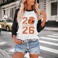 Senior Basketball Class Of 2026 Crew Basketball Graduation Baseball Raglan Shirt
