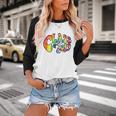 Senior Class Of 2019 Boho Tie Dye Graduation Baseball Raglan Shirt