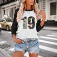Senior Floral Class Of 2019 Shirt Graduation Idea Baseball Raglan Shirt