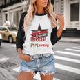 Sock Hop Fabulous Fifties Rock N Roll Automobile Nostalgia Baseball Raglan Shirt
