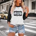 VHS Tape Rewind Glitch 90s Retro Nostalgia Please Rewind Baseball Raglan Shirt