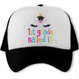1st Grade Nailed ItShirt Unicorn Graduation Class Of 2018 Trucker Cap