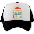 50 Years Old Awesome Since April 1976 50th Birthday Men Dad Trucker Cap