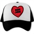Anti Valentines Day Drink Be Mine Heart Dad Men Women Trucker Cap