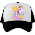 Back To School First Day Of Kindergarten Graduation Unicorn Trucker Cap