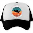 Class Of 2021 Done Senior Graduation Retro Sunset Trucker Cap