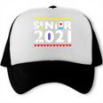 Class Of 2021 Senior Year 90's TV Style Graduation For Grad Trucker Cap