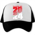 Class Of 2024 High School Senior Graduation Red Sports Style Trucker Cap
