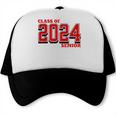 Class Of 2024 Senior Back To School Vintage Graduation Tee Trucker Cap