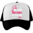 Class Of 2032 She Believed She Could Kids Graduation T-Shirt Trucker Cap