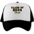 Class Of 2034 Senior 2034 Graduation Bruh Trucker Cap