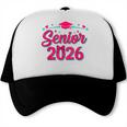 Coquette Pink Bow Senior 2026 Class Of Graduation Trucker Cap
