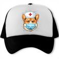Corgi Dog Nurse RN Nursing School Graduation Trucker Cap