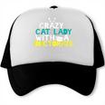 Crazy Cat Lady Doctorate Graduation T-Shirt Phd EdD Trucker Cap