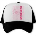 Cute Girls Women Class 2025 Graduation Senior Coquette Bow Trucker Cap