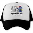 Cute Graduation Cat Masters High School T-Shirt For Men Women Kids Trucker Cap