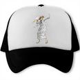 Dabbing Graduation Class Of 2025 Woman Graduation Trucker Cap