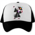 Dabbing Unicorn Cap And Gown Graduate 2021 Graduation Day Trucker Cap
