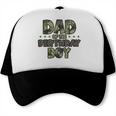 Dad Of The Birthday Boy Camo Mother's Matching Family Party Trucker Cap