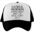 Electrical Engineering Tees Women's Electrical Engineer Modern Classic Casual Small Graduation T-Shirt Trucker Cap