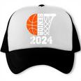 Graduate Senior Class Of 2024 Basketball Player Graduation Trucker Cap