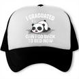 Graduation Animal Zoo Panda Bear I Graduated Panda Student Trucker Cap