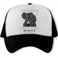Graduation Apparel How To Eat Elephant One Bite At A Time Trucker Cap