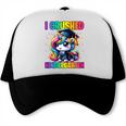 Graduation I Crushed Kindergarten Unicorn Girls Grad Magical Trucker Cap