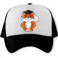 Graduation Fox School Bachelor Master Doctor Study Trucker Cap
