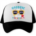 Graduation Shirt Goodbye PreK Hello Kindergarten School Trucker Cap