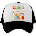 Groovy Goodbye 7th Grade Graduation Hello Summer Kids Trucker Cap