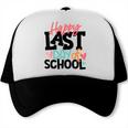 Happy Last Day Of School Kids Teacher Student Graduation Trucker Cap