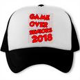 High School Graduation Tshirt Game Over Senior Class Of 2018 Trucker Cap