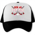 Hockey Senior Pop Pop Graduation Class Of 2026 Kids Trucker Cap