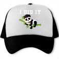 I Did It Kawaii Panda With Graduation Cap Diploma Trucker Cap