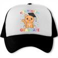 Kids Kindergarten Graduate Cat Graduation Trucker Cap