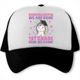 Kids Kindergarten Graduate Unicorn Graduation Trucker Cap