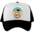 Kids Pre-K Graduate Sloth Cap And Gown Cute Preschool Graduation Trucker Cap