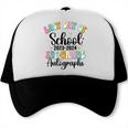 Last Day Autographs 1st Grade Graduation Boys Girls Groovy Trucker Cap