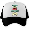 Level Complete Jr High School Graduation Grad SloganShirt Trucker Cap