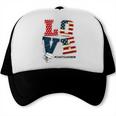 Love Coast Guard Mom Proud Coast Guard Graduation Mom Trucker Cap