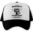 Masters Mastered It Graduate Master Degree Graduation Trucker Cap