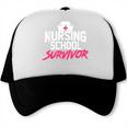 Nursing School Survivor Shirt Graduation Party Tee Trucker Cap